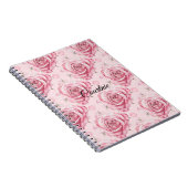 Carnet Roses roses rose Fille Floral (Côté Droit)