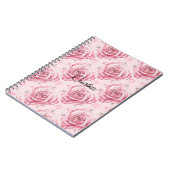 Carnet Roses roses rose Fille Floral (Côté gauche)