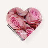Carnet Roses roses roses romantiques florales (Devant)