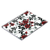 Carnet Roses rouges. (Côté gauche)