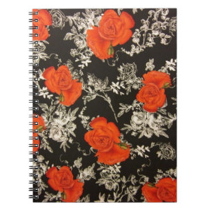 Carnet Roses rouges