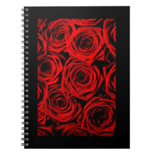 Carnet Roses rouges