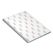 Carnet Roses Rouges, Motif De Roses, Fleurs (Côté Droit)