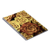 Carnet Roses sépia délavées (Côté Droit)