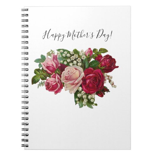 Carnet Roses victoriens classiques Lily of the Valley Rom (Devant)