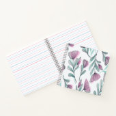 Carnet Roses violets (Intérieur)