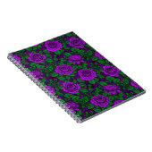 Carnet Roses violettes (Côté Droit)