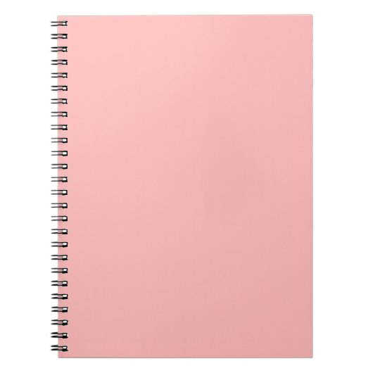 Carnet Rosettes roses couleur uni Pastel Impression (Devant)