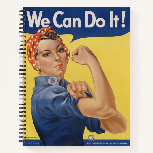 Carnet Rosie le Riveter : Une femme forte pour l'autonomi (Devant)
