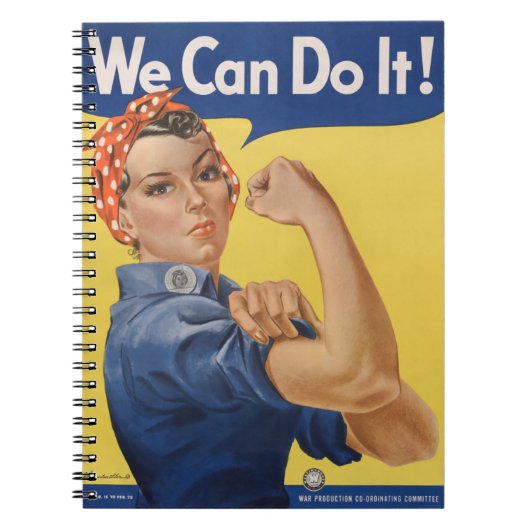 Carnet Rosie le Riveter : Une femme forte pour l'autonomi (Devant)