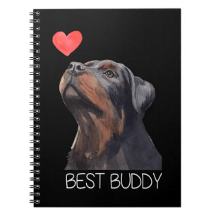 Carnet Rottweiler Best Buddy Dog Heart