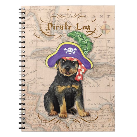 Carnet Rottweiler Pirate (Devant)