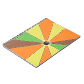 Carnet Roue couleur orange (Côté gauche)