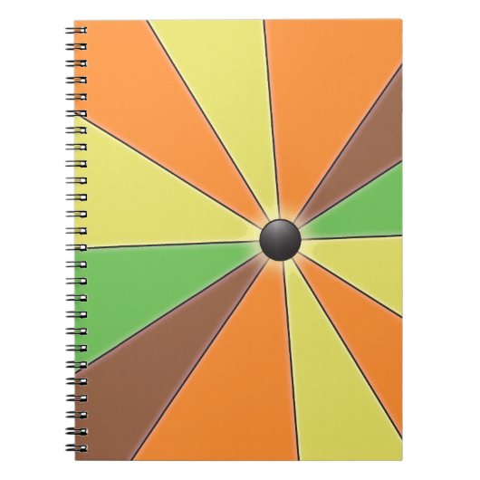 Carnet Roue couleur orange (Devant)