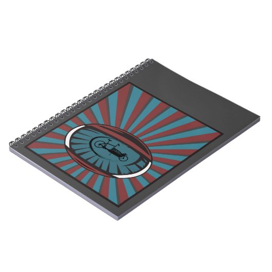 Carnet Roue de charge dans l'oeil avec des rayons (Côté gauche)