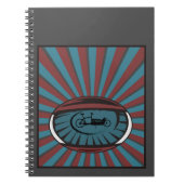 Carnet Roue de charge dans l'oeil avec des rayons (Devant)