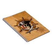 Carnet Roue de pirate de jolly roger (Côté Droit)