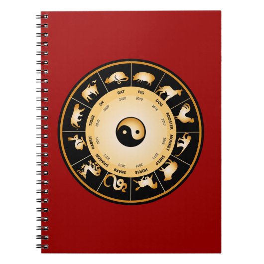 Carnet Roue de zodiaque de Chiinese (Devant)