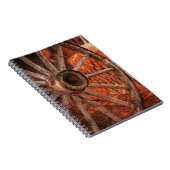 Carnet Roue en Wagon Rustique Horseshoes Style Occidental (Côté Droit)