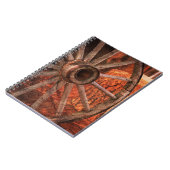 Carnet Roue en Wagon Rustique Horseshoes Style Occidental (Côté gauche)