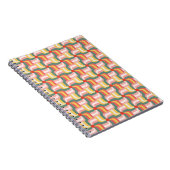 Carnet Roues géométriques Abstraites colorées (Côté Droit)