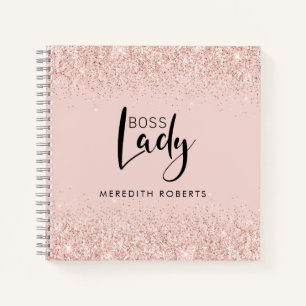 Carnet Rouge à Joues Pailleté Rose Gold Personnalisé Femm