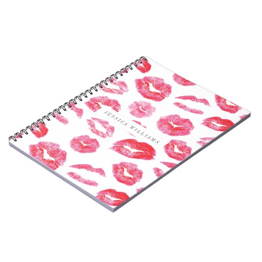 Carnet Rouge à lèvres Lipsense d'aquarelle (Côté gauche)