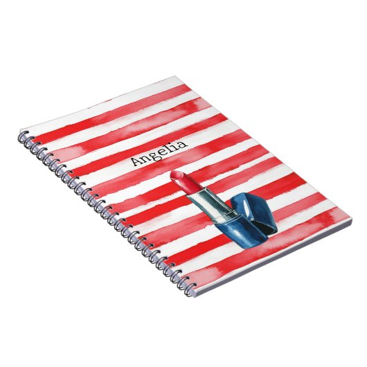 Carnet Rouge à lèvres Stripes French Riviera Red (Côté Droit)