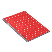 Carnet Rouge avec Pois blancs (Côté Droit)