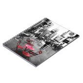 Carnet Rouge blanc noir de Times Square (Côté gauche)