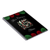 Carnet Rouge Blanc Vert Mis Quince Anos 15 Quinceañera (Côté Droit)