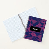 Carnet Rouge Bleu Brisé (Intérieur)