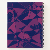 Carnet Rouge Bleu Brisé (Dos)