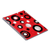 Carnet Rouge de polka (Côté Droit)