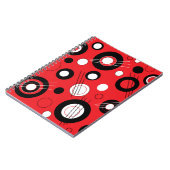 Carnet Rouge de polka (Côté gauche)