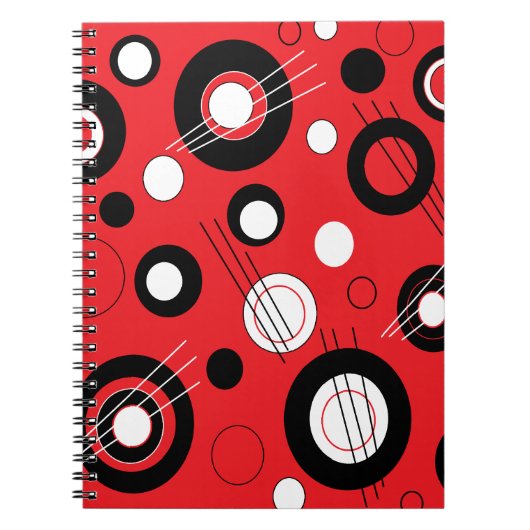 Carnet Rouge de polka (Devant)