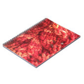 Carnet rouge de tricot (Côté gauche)