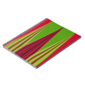 CARNET ROUGE DORÉ VERT (Côté gauche)