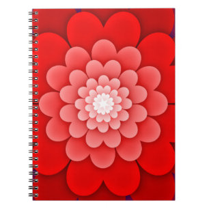 Carnet Rouge Floral Mandala-58566