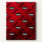 Carnet Rouge gothique Vamp (Dos)