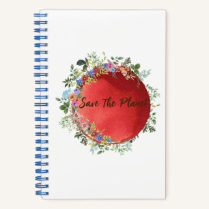Carnet Rouge mignon EnregistrerLa collection Planète Carn