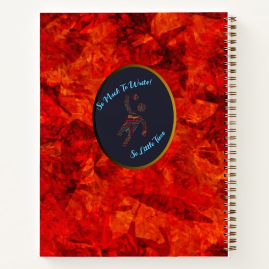 Carnet Rouge, noir et or (Dos)