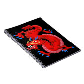 Carnet rouge Oriental Dragon (Côté Droit)