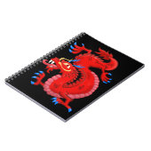 Carnet rouge Oriental Dragon (Côté gauche)