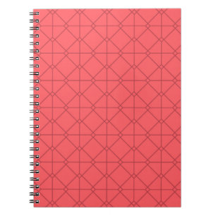 Carnet Rouge pastel, cool, tendance, illustration décorat