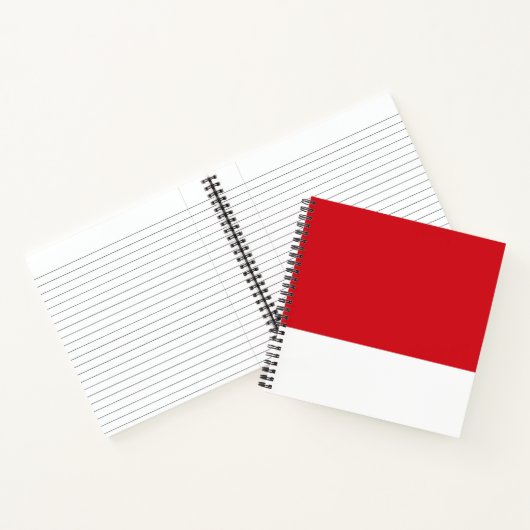 Carnet Rouge rayé (Intérieur)