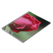 Carnet Rouge Rosebud Flower Nature (Côté gauche)