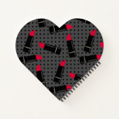 Carnet Rouge rouge à lèvres, rétro (Dos)