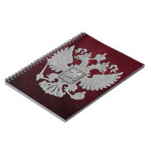 Carnet Rouge russe de drapeau de symbole (Côté gauche)