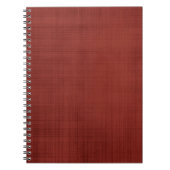 Carnet Rouge rustique (Devant)